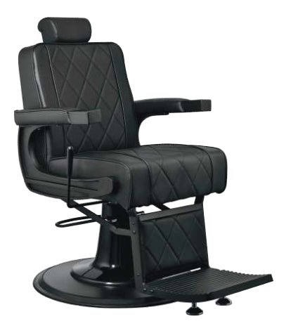 Salon & Co - Black Hex Barber Chair