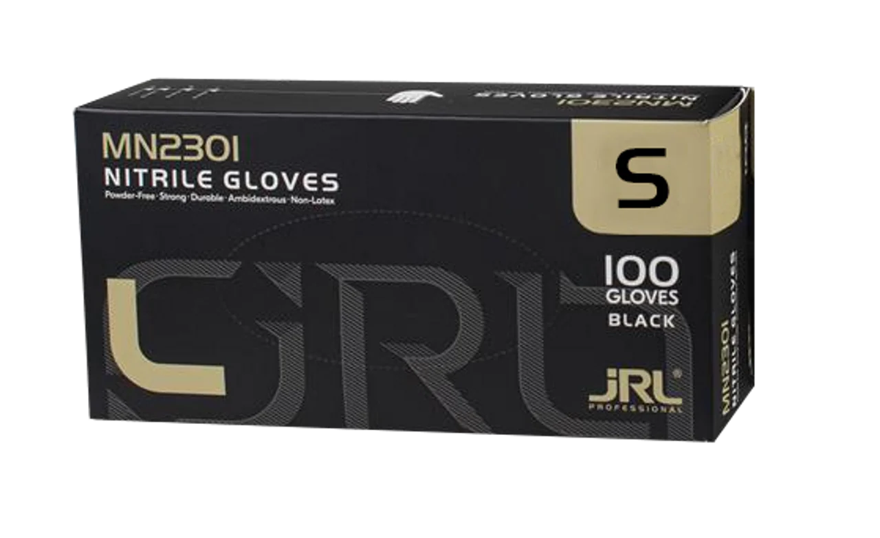 JRL Black Nitrile Gloves 100 Pack