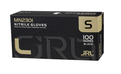 JRL Black Nitrile Gloves 100 Pack