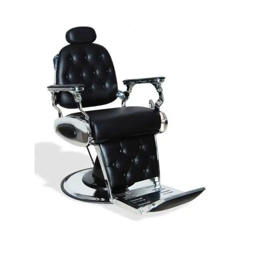 Karma Airlie Beach Barber Chair - Black/Chrome