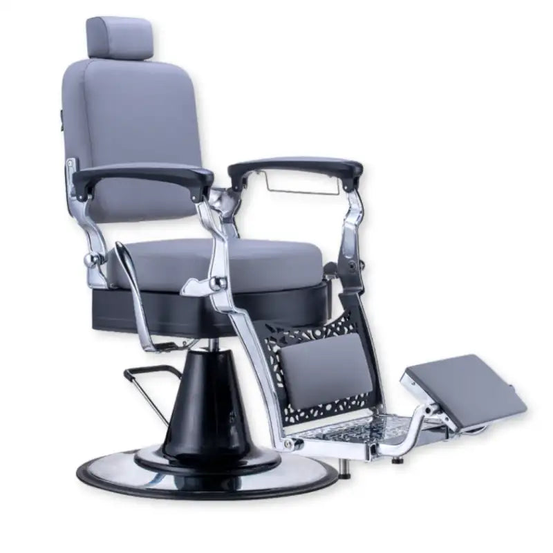 Karma Noosa Barber Chair - Grey/Black/Chrome