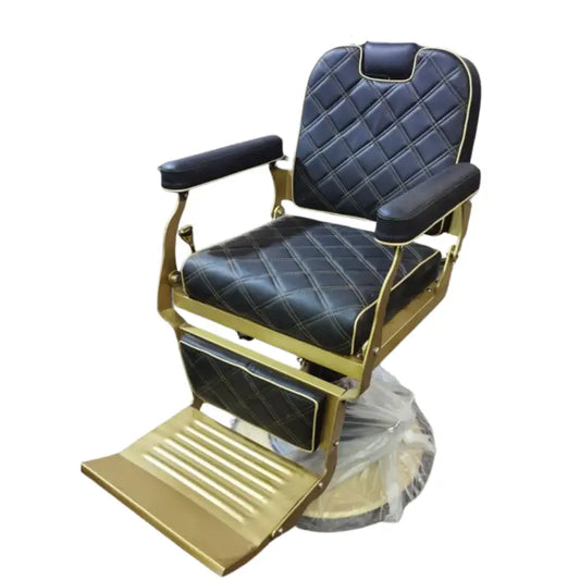 Karma Paddington Barber Chair - Black/Gold